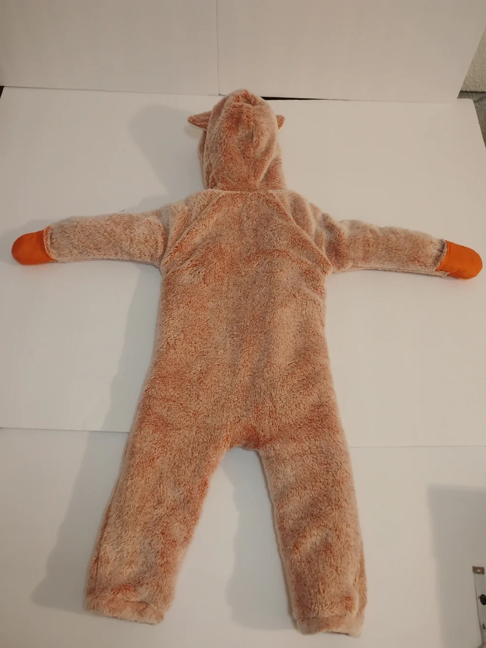 Koala Baby Fox Hooded Fleece One Piece Coverall 18-24M Orange